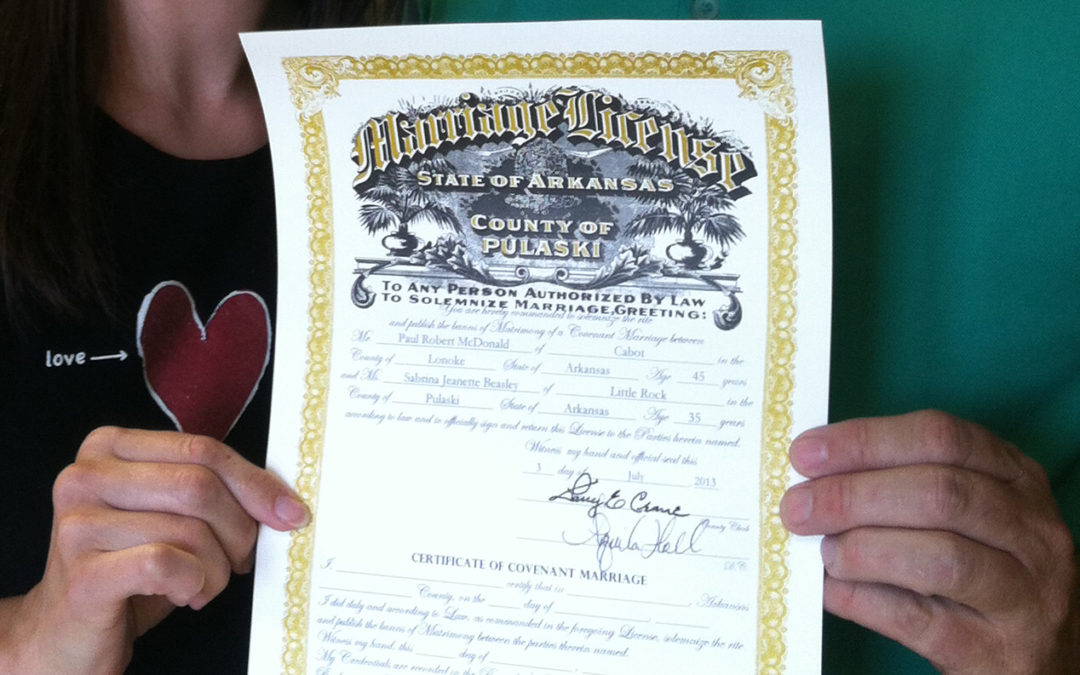 A Marriage License is Not a Receipt, it’s a Commitment